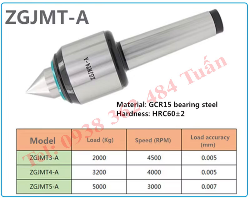 chong tam xoay may tien toc do cao tai trong nang ZGJMT-A